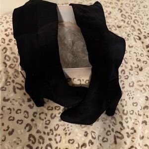 Chinese Laundry Black Heeled Boots